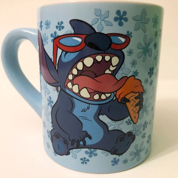 Disney Lilo and Stitch Mug Ice Cream Cone Ceramic 14  oz Coffee Cup Lilo - Picture 14 of 14